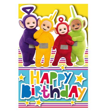 Happy Birthday Teletubbies Birthday Card £1.19